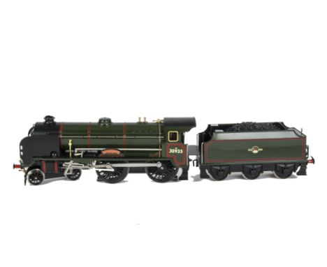 An ACE Trains O Gauge 2/3-rail E/10 'Schools' Class Locomotive and Tender, in lined BR green as no 30935 'Sevenoaks', with la