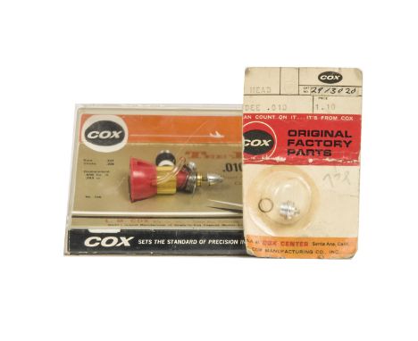 Cox Tee-Dee .010 Model  Aero engine, in original plastic box, E,  box G, appears unused, with spare Head 2913020, in original