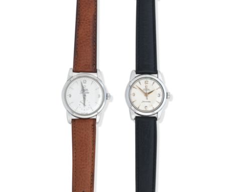 Omega. Two Stainless steel automatic 'Seamaster' wristwatchesReference: case No. 2848, Movement: 19-jewel, Cal.491,No.1484595