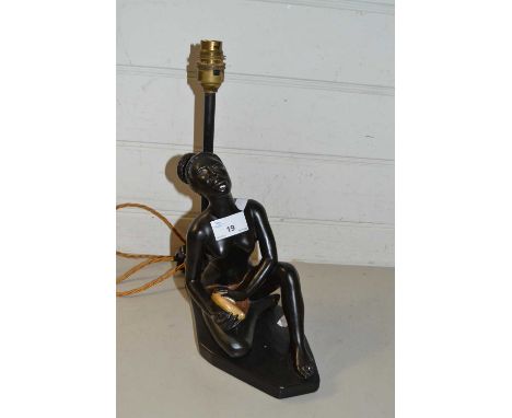 Figural table lamp base