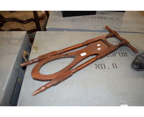 Vintage wooden boot jack