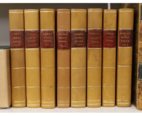 ° ° Gibbon, Edward - The History of the Decline and Fall of the Roman Empire. (new edition), 8 vols. portrait and 3 folded ma