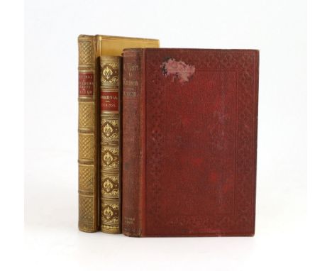° ° European Travel - Baxter, William Henry - Impressions of Central and Southern Europe, 8vo, calf, ink presentation inscrip