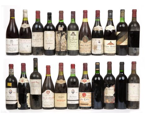 22 bottles of vintage French red wine