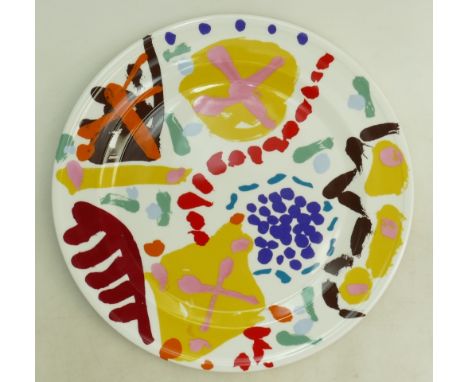 Wedgwood The Garden Plate: Patrick Heron, from the set of six Art Plates commissioned by the National Art Collections Fund an