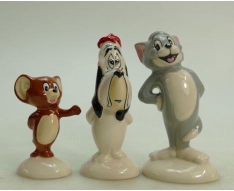 Beswick figures: Figures to include Tom (from Tom and Jerry), Jerry and Droopy. (3)