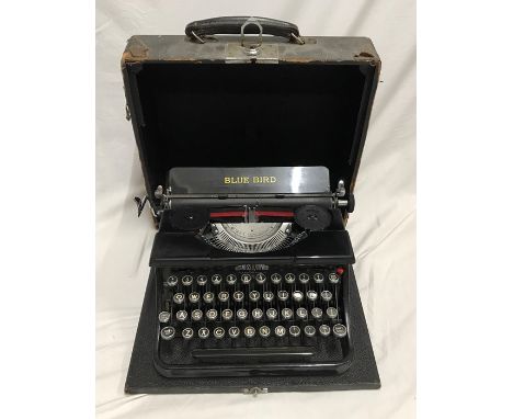 Blue Bird cased typewriter, Business Equipment Ltd Huddersfield. 1930's. Condition ReportTypewriter om a very good condition,