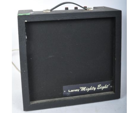 A vintage 20th century Laney 'Mighty Eight' combination amplifier. Measures 36cm x 38cm x 18cm.&nbsp;