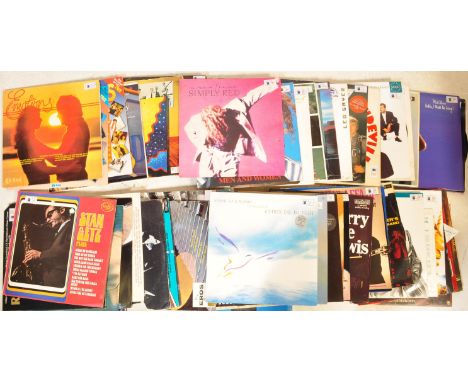 A collection of vintage 20th century LP vinyl records to include the genres&nbsp;rock n' roll, rock, pop, Jazz, pop rock, pop