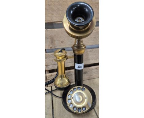 Reproduction Antique style candle stick telephone. 