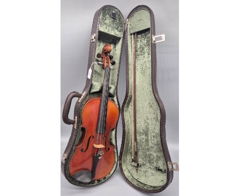 French Mirecourt JTL 'Copie De' Viola 1920's with Original case with bow [Back length 40cm] [15" 3/4]