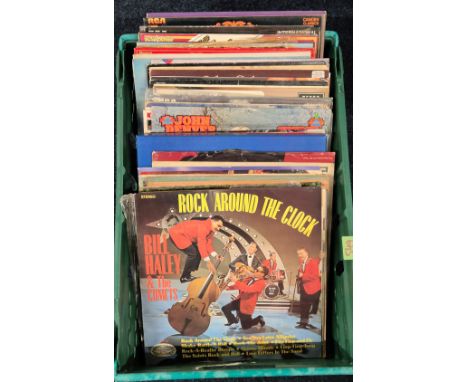 A Crate of LP Vinyl; Jim Reeves, Dick Haymes, Louis Armstrong and many others.