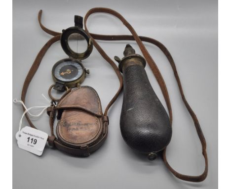 WW1 D. Stock 1918 Edinburgh Military Compass No. 121378-belonging to Sgt. W. Fairweather- 1st Battalion Scots Guards. Togethe
