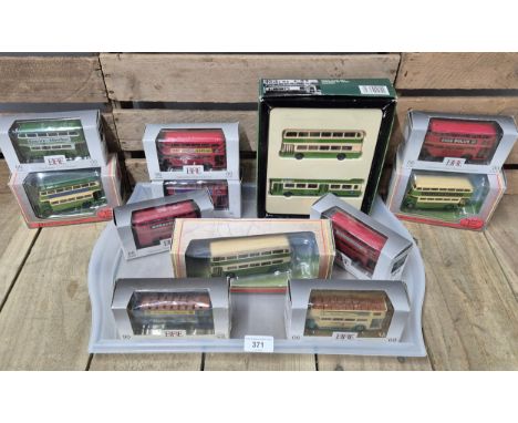 A collection of EFE 00 scale Bus models; Colemans mustard advertising bus, South down bus, Henry &amp;  constables Ale bus &a