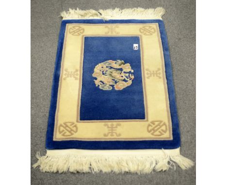 A small chinese floor carpet
