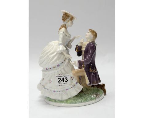 Royal Worcester The Proposal CW432 boxed with cert30