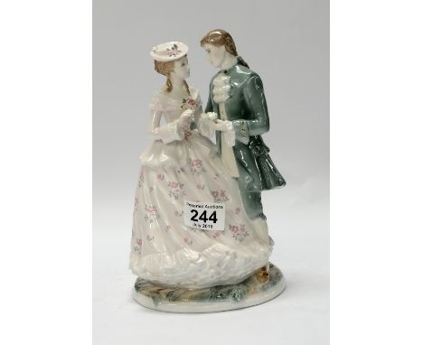 Royal Worcester The Betrothal Ltd Edition , boxed with cert