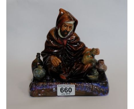 Royal Doulton figure The Potter HN1493  (fire crack to cushion at back corner)