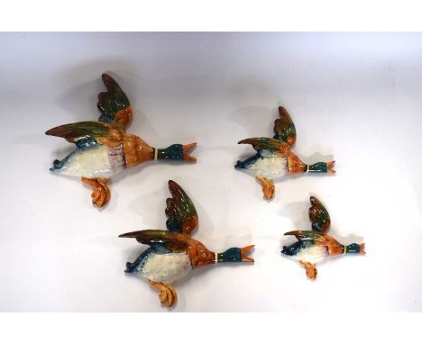 A group of Beswick ducks numbers 1, 2, 3 and 4