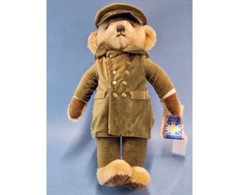 A Merrythought Harrods doorman teddy bear