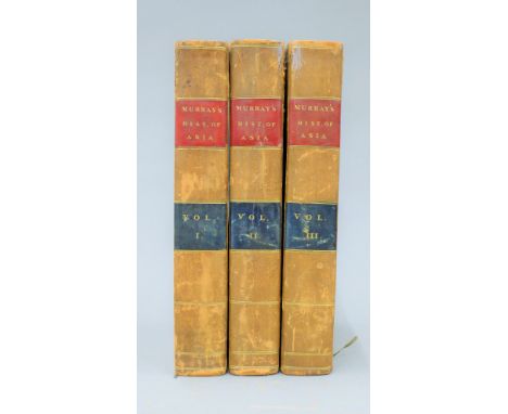 Murray (Hugh), Historical Account of Discoveries and Travels in Asia, 3 volumes, Edinburgh, Archibald Constable 1820, first e