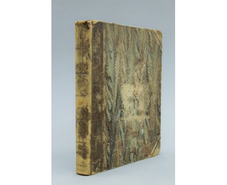 Nineteenth Century Manuscript Library Catalogue, contemporary half calf. 