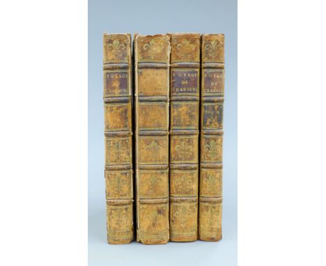 Chardin (Sir John), Voyages du Chevalier Chardin en Perse et Autres Lieux de l'Orient, Amsterdam, 1735, 4 volumes, 4to, with 