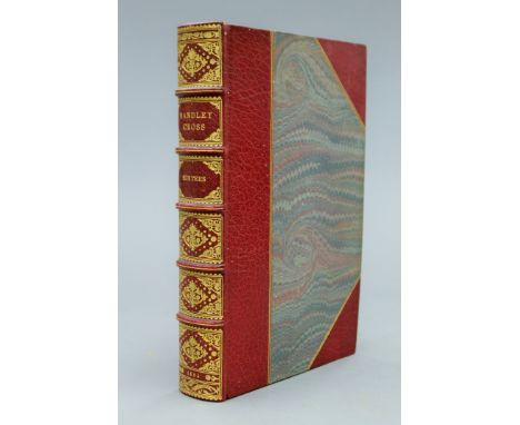 Surtees (R S), Handley Cross, half red morocco; together with 9 other leather bound works of literature to include: Gray's Po