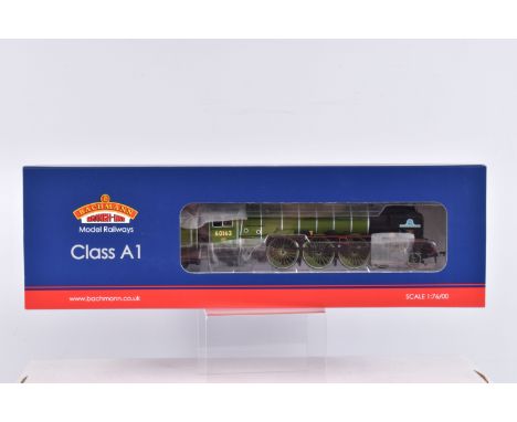 A BOXED OO GAUGE BACHMANN BRANCHLINE MODEL RAILWAYS Class A1, no. 60163 'Tornado', in BR Apple Green, item no. 32-550A, appea