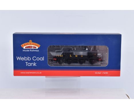 A BOXED OO GAUGE BACHMANN BRANCHLINE MODEL RAILWAYS LOCOMOTIVE, LNWR 0-6-2T Webb Coal Tank, no. 7841, in LMS Black, item no. 
