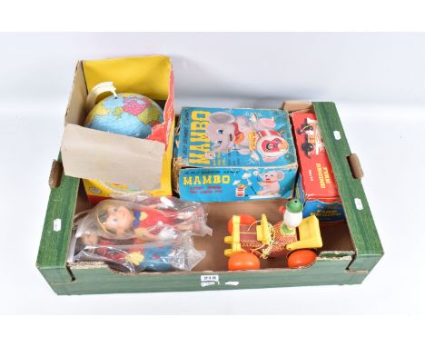 A QUANTITY OF ASSORTED TOYS, to include two Disney plastic poseable figures, 'Pinocchio' and 'Goofy', both with swing tags, i