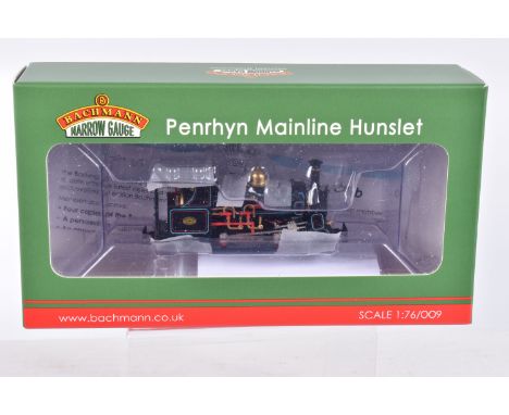 A BOXED OO9 NARROW GAUGE BACHMANN BRANCHLINE MODEL LOCOMOTIVE, Mainline Hunslet 0-4-0ST 'Charles' in Penrhyn Quarry Railway L