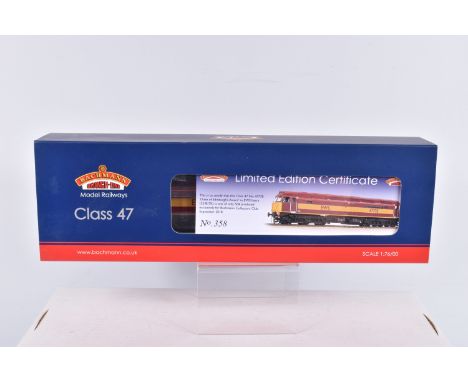 A BOXED OO GAUGE BACHMANN BRANCHLINE MODEL RAILWAYS Class 47, no. 47778 'Duke of Edinburgh's Award', in EWS Livery, Exclusive