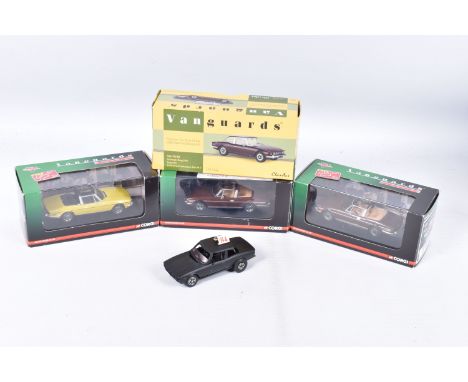 FIVE BOXED CORGI CLASSICS LIMITED EDITION TRIUMPH STAG SPORTS CAR MODELS, all 1/43 scale, Russet Brown, No.VA10104, Russet Br