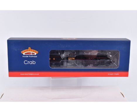 A BOXED OO GAUGE BACHMANN BRANCHLINE LOCOMOTIVE, Class 5MT LMS Crab, no. 13174, in LMS Lined Black, item no. 32-178A, appears