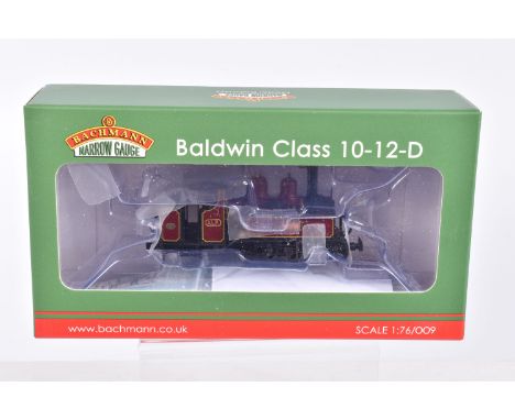 A BOXED OO9 NARROW GAUGE BACHMANN BRANCHLINE MODEL LOCOMOTIVE,  Baldwin Class 10-12-D 'Peggy' in Ashover Light Railway Lined 