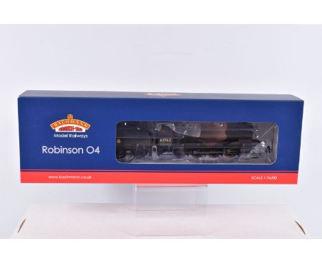 A BOXED OO GAUGE BACHMANN BRANCHLINE ROBINSON Class 04, no. 63762, in BR Black with Early Emblem Weathered, item no. 31-004A,