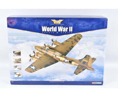 A BOXED CORGI AVIATION ARCHIVE 1:72 SCALE WORLD WAR II EUROP AND AFRICA BOEING B-17F FLYING FORTRESS DIECAST MODEL AIRCRAFT, 