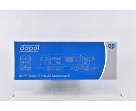 A BOXED OO GAUGE DAPOL NORTH BRITISH CLASS 22 LOCOMOTIVE, no, D6331, in BR Green FYP Font A H-Code, item no. 4D-012-005, appe