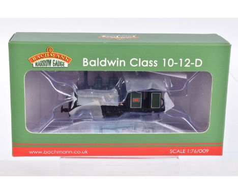 A BOXED OO9 NARROW GAUGE BACHMANN BRANCHLINE MODEL LOCOMOTIVE, Baldwin Class 10-12-D no. E763 'Sid' in Southern Lined Green, 