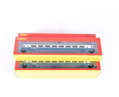 FIVE BOXED OO GAUGE HORNBY ROLLING STOCK TRAILER MODELS, to include a Mk3 TFO trailer First Class Open Coach no. 41118 (Coach