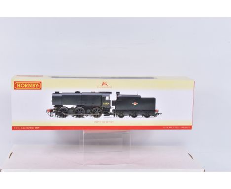 A BOXED OO GAUGE HORNBY  RAILWAY MODEL BR 0-6-0 CLASS Q1 LOCOMOTIVE, no. 33009 'Bullied Austerity', in BR Black with Late Cre