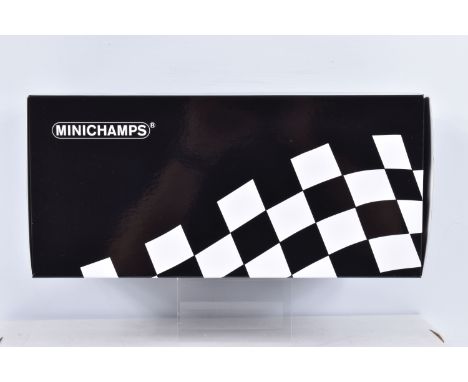 A BOXED LIMITED EDITION MINICHAMPS 1:18 SCALE BRABHAM ALFA ROMEO BT45B C.PACE 1977 DIECAST MODEL VEHICLE, numbered 110 770108