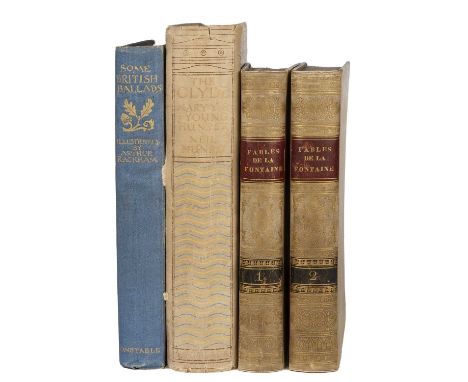 De La Fontaine, Jean 'Fables', Granville (Illus) 2 vols. Furne, Paris 1842, Vellum boards plus 'The Clyde River and Firth Pai