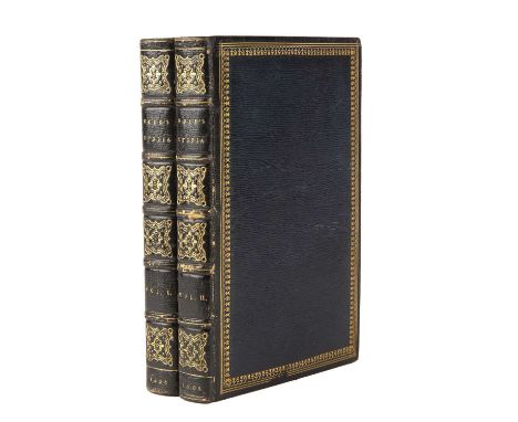 More (Sir Thomas) Dibdin (Rev T.F.) Notes etc by 'Utopia', William Miller, London 1808. 2 vols. with portrait frontispiece. 8