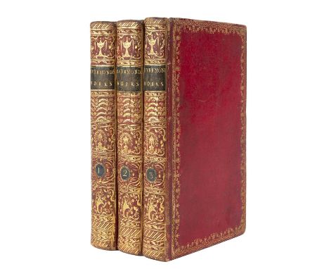 De St Evremond (Charles de Saint Denis). The Works Thereof. Des Maizeaux trans. Churchill et al, London 1714 with portrait fr