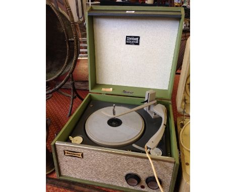 A Dansette Senator (Monarch) mid 20th century record player.