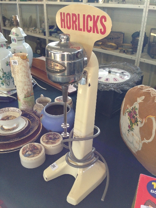 A mid 20th century Horlicks cafeteria electric drinks mixer.