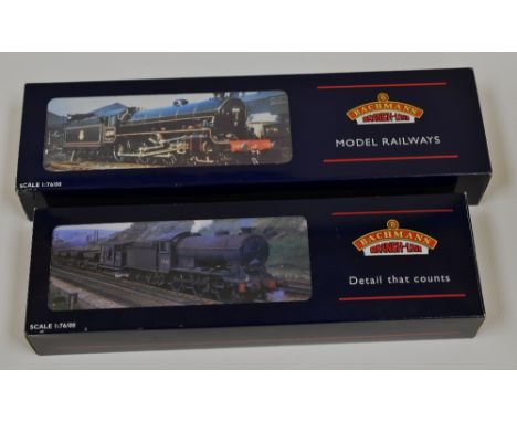 TWO BACHMANN 00 GAUGE LOCOMOTIVES; 1. J39 64838 BR Black E/Crest Stepped Tender (31-861) 2. B1 61008 KUDU BR Lined Black L/Cr