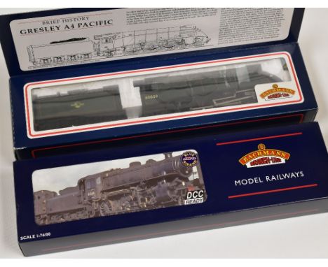 TWO BACHMANN 00 GAUGE LOCOMOTIVES; 1. A4 Pacific 60009 'Sir Nigel Gresley' BR Green (31-951) 2. IVATT Class 4 43160 BR Lined 